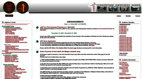 crsis upv|The UPV CRS website has been updated to https and is now.